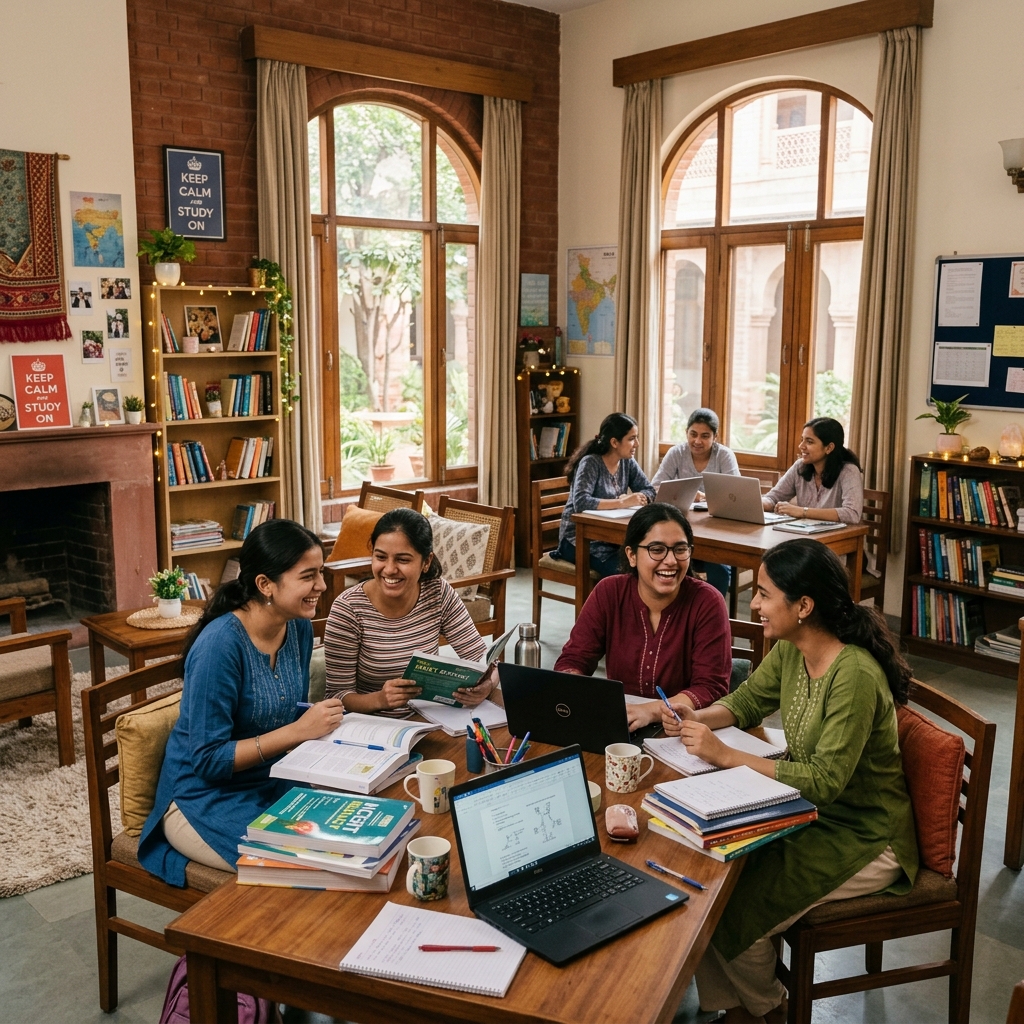Shared Study Room with students