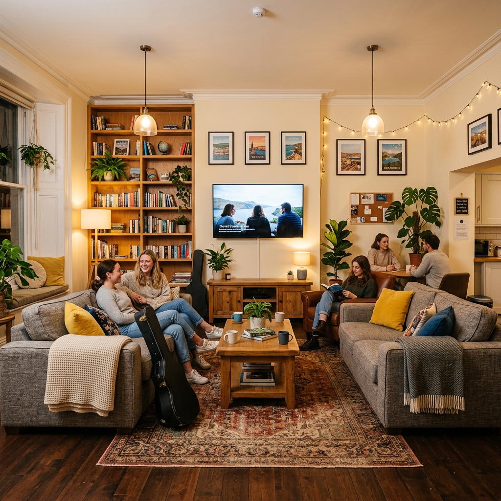 Hostel Common Room Lounge