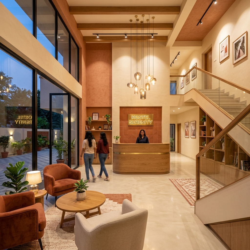 Sanskruti Hostel Lobby